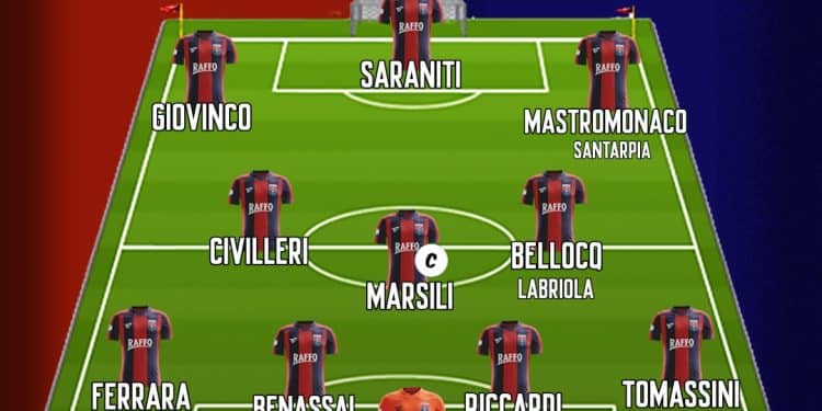 Taranto, probabile formazione: in difesa il dubbio riguarda Riccardi