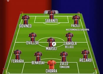 Taranto, probabile formazione: ballottaggio Mastromonaco-Pacilli in attacco