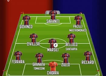 Taranto, probabile formazione: dubbio Granata-Tomassini in difesa
