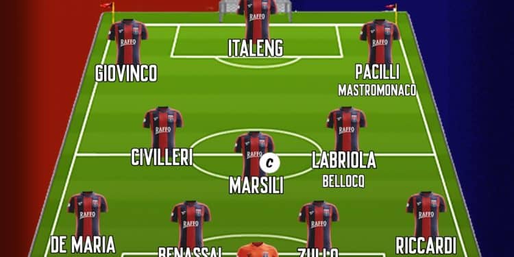 Taranto, probabile formazione: tornanto Riccardi e Benassai dal 1′