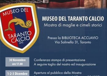 Taranto, scocca l’ora del “Museo del Taranto Calcio”