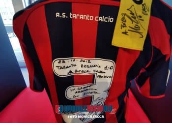 Taranto, la mostra dei cimeli al Museo del Taranto Calcio (la fotogallery)