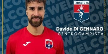 Taranto, ecco a centrocampo Davide De Gennaro: la scheda