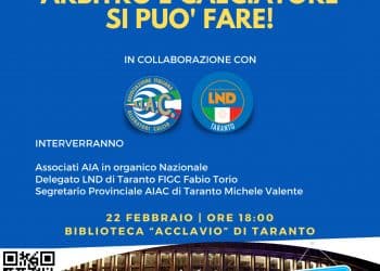 “ARBITRO CALCIATORE, SI PUO’ FARE”, appuntamento il 22 Febbraio