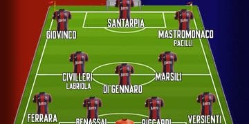 Taranto, probabile formazione: dubbio Civilleri in ballottaggio con Labriola