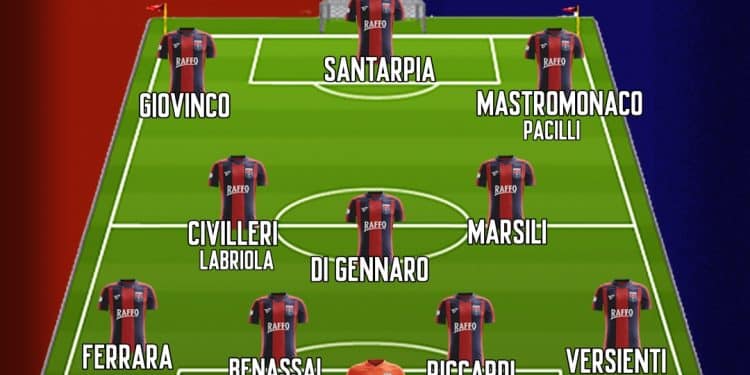 Taranto, probabile formazione: dubbio Civilleri in ballottaggio con Labriola
