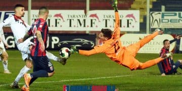 Taranto-Foggia 1-1, la cronaca: Saraniti risponde a Nicolao. Il derby finisce pari