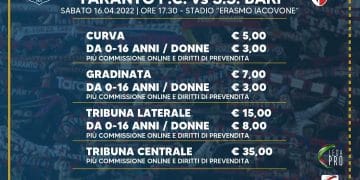 Taranto-Bari, al via la prevendita