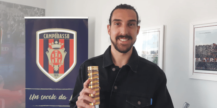 Il premio Gentleman Lega Pro a Kevin Magri del Campobasso