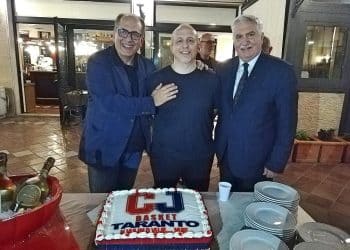 CJ Basket Taranto, sorrisi ed emozione alla cena di fine stagione