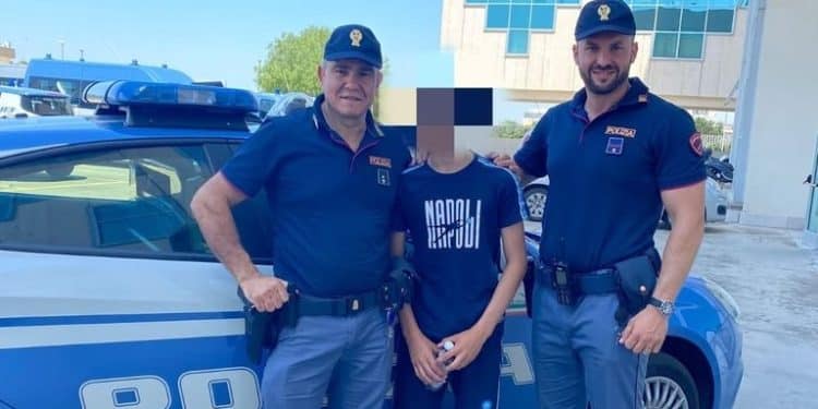 Questura di Taranto, ritrovato ragazzo di origini finlandesi