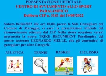 La Maruggio Social Sport presenta il Centro di Avviamento allo Sport Paralimpico