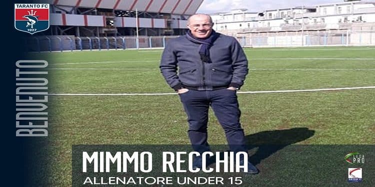 Taranto, settore giovanile: Mimmo Recchia allenatore dell’under 15