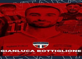 New Taranto, Bottiglione mette la “sesta”