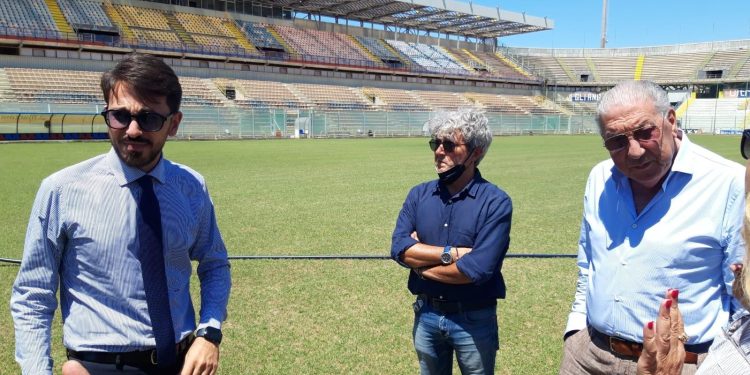 Sopralluogo dell’assessore Mattia Giorno nello stadio “Erasmo Iacovone”