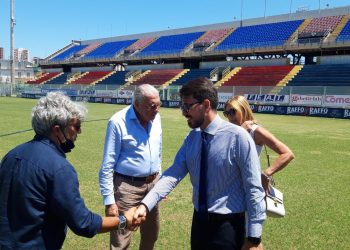 Sopralluogo dell’assessore Mattia Giorno nello stadio “Erasmo Iacovone”