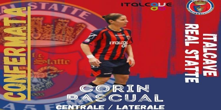 Italcave Real Statte, confermata Corin Pascual