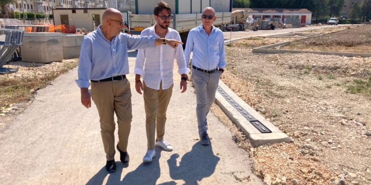 Stadio “Valente”, sopralluogo al cantiere della nuova casa dell’atletica tarantina
