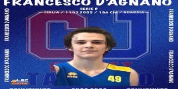 CJ Basket Taranto: ufficiale Francesco D’Agnano nuovo under!