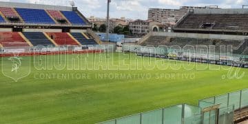 Taranto, le condizioni del manto erboso dello Stadio Iacovone