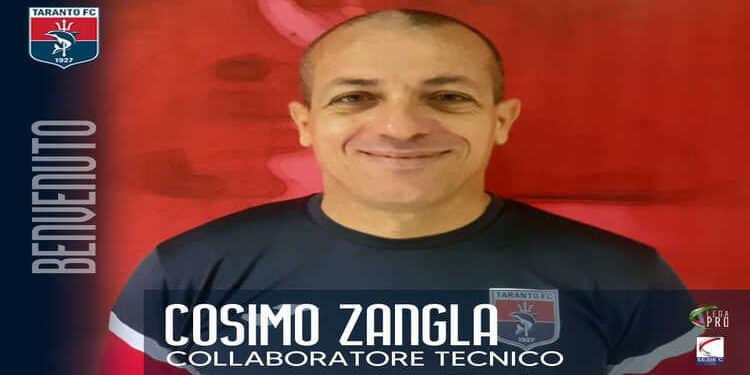 Taranto, ufficiale: Cosimo Zangla nello staff di Capuano