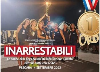 Lega Navale, prosegue con grandi successi l’attività agonistica della sezione di Taranto