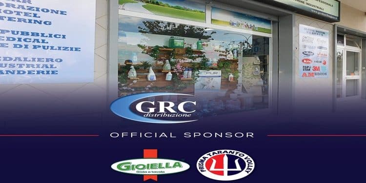 Prisma Taranto Volley, GRC Distribuzione nuovo partner