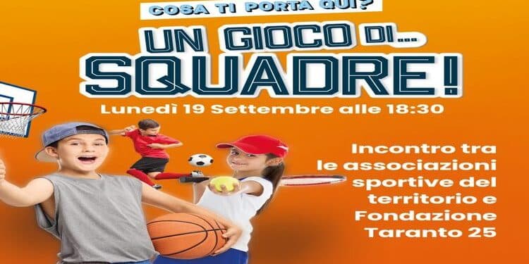 “Un gioco di… squadre”, Lunedì 19 settembre alle 18:30