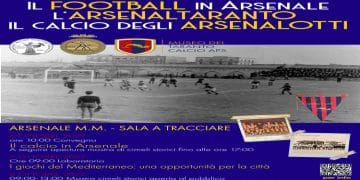 Mostra-Convegno: “Il football in Arsenale, l’Arsenaltaranto, il calcio degli arsenalotti”. 6-8 ottobre 2022