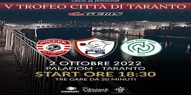 V Trofeo Città di Taranto – Gems: le rossoblù vogliono iniziare la stagione con una vittoria
