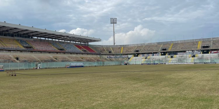 Sopralluogo dell’assessore Giorno allo stadio “Erasmo Iacovone” per il controllo della semina stagionale in corso