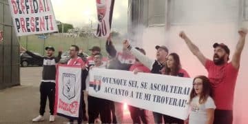 Taranto, tifosi: lo “Zoccolo Duro” a supporto della squadra di Capuano