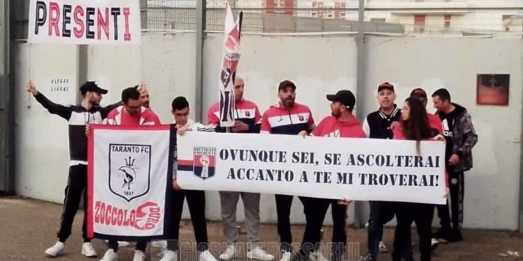 Taranto, tifosi: lo “Zoccolo Duro” a supporto della squadra di Capuano