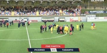Picerno-Taranto 2-1, la cronaca: Labriola non basta. Ancora una sconfitta con rigore netto negato