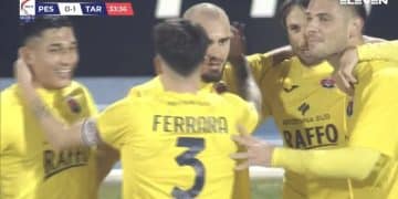 Pescara-Taranto 0-2, la cronaca: tripudio ionico all’Adriatico. Manetta-Tommasini tre punti di platino in tasca