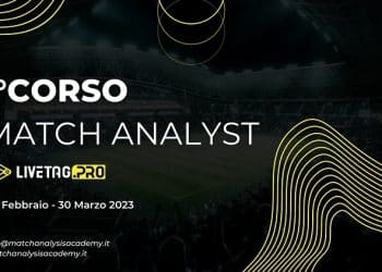 “I° Corso Match Analyst LiveTag.pro”, al via le iscrizioni
