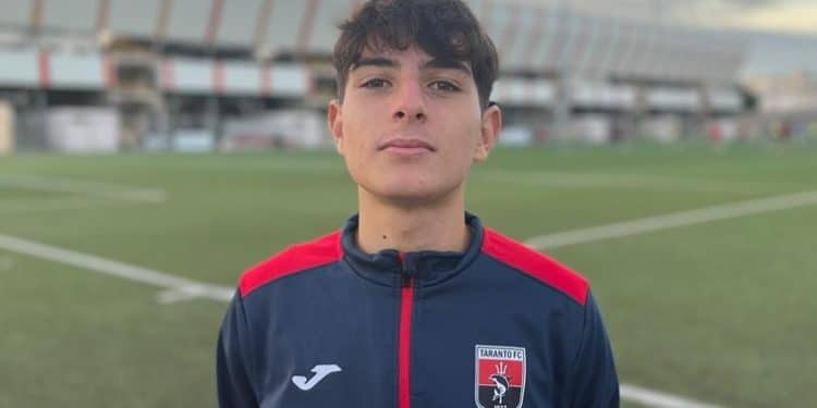 Taranto (settore giovanile), ritorna dal Foggia il classe 2008 Francesco Gentile