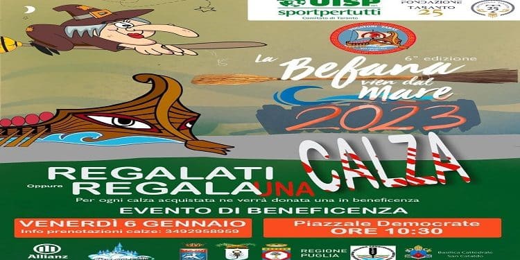 Venerdì 6 gennaio “La Befana vien dal mare…”