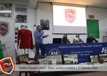 ”Arbitri e Taranto Calcio”, incontro-evento presso la sezione di Taranto dell’AIA