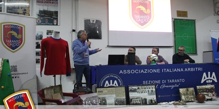 ”Arbitri e Taranto Calcio”, incontro-evento presso la sezione di Taranto dell’AIA