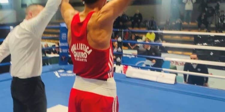 I pugili novizi della Quero si schierano