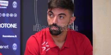 Crotone, Vitale: “Sappiamo che contro il Taranto sarà una battaglia”