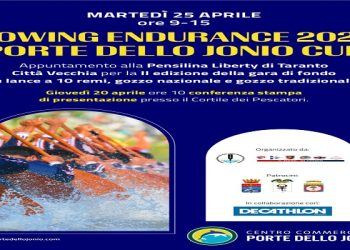 Il prossimo 25 aprile la “Taranto Rowing Endurance 2023 Porte dello Jonio Cup”