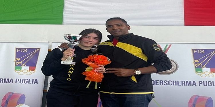 Club Scherma Taranto, qualificazione campionato Gold Giovani: medaglia d’oro per Deva Pantaleo