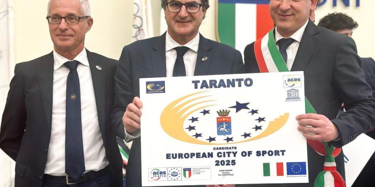 Città europea dello Sport, Taranto presente alla cerimonia di candidatura a Roma