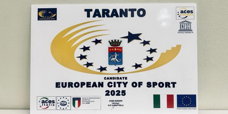 Città europea dello Sport, Taranto presente alla cerimonia di candidatura a Roma