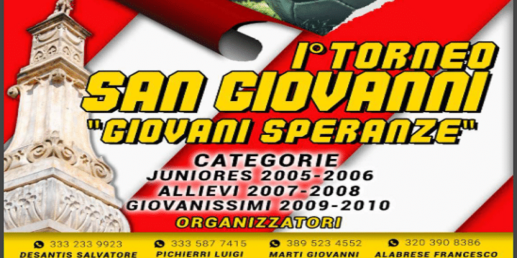 Torneo San Giovanni, la prima edizione organizzata dalla ASD Sava Academy