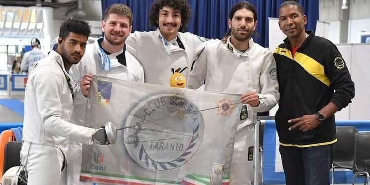Club Scherma Taranto, un sogno che continua: la Spada Maschile difende la A2