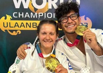Mondiali di Jujitsu di Ulan Bator: Giulia e Ruben tarantini d’oro!