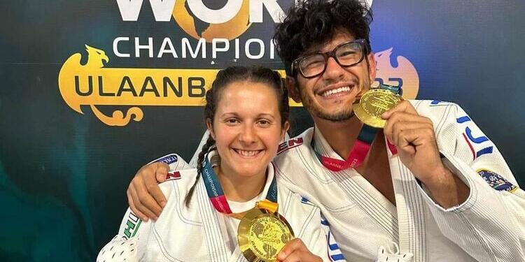 Mondiali di Jujitsu di Ulan Bator: Giulia e Ruben tarantini d’oro!